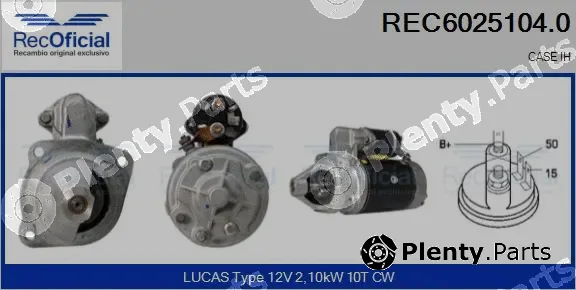 Recoficial REC6025104.0 — Starter
