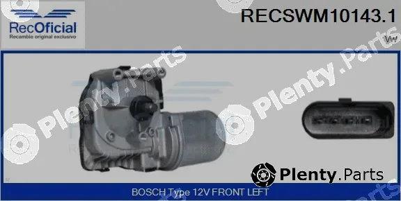Recoficial RECSWM10143.1 — Wiper Motor