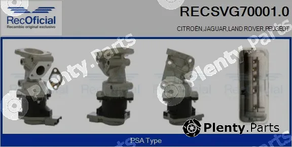 Recoficial RECSVG70001.0 — EGR Valve