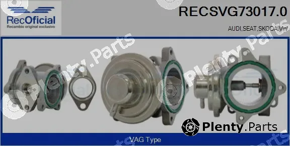 Recoficial RECSVG73017.0 — EGR Valve