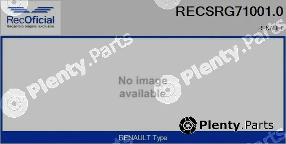 Recoficial RECSRG71001.0 — Cooler, exhaust gas recirculation