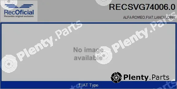 Recoficial RECSVG74006.0 — EGR Valve