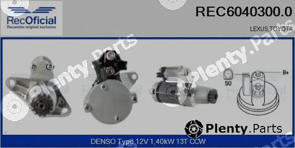 Recoficial REC6040300.0 — Starter
