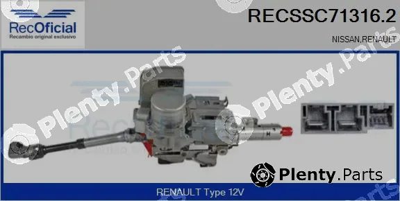 Recoficial RECSSC71316.2 — Steering Column