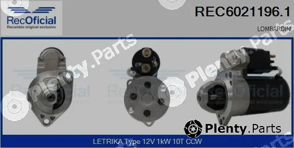 Recoficial REC6021196.1 — Starter