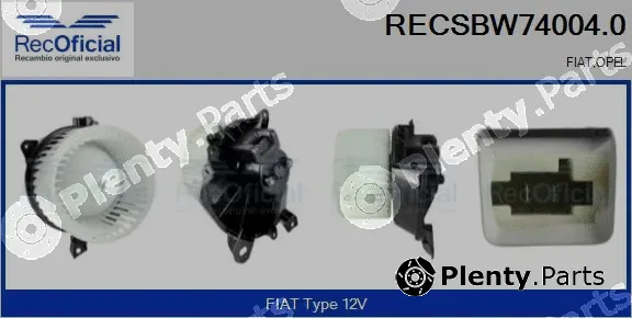 Recoficial RECSBW74004.0 — Interior Blower