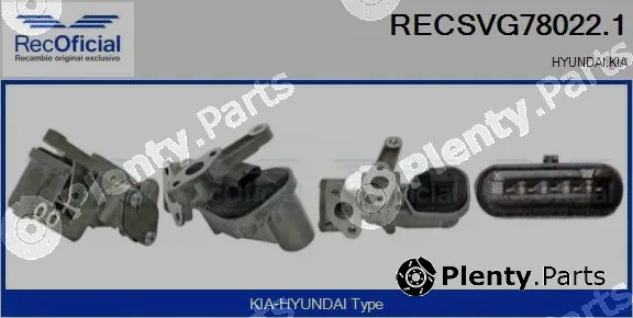 Recoficial RECSVG78022.1 — EGR Valve
