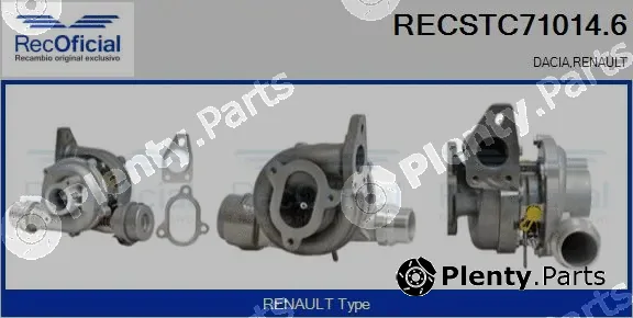 Recoficial RECSTC71014.6 — Charger, charging (supercharged/turbocharged)