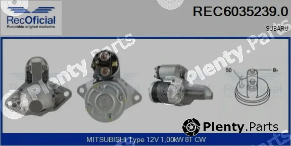 Recoficial REC6035239.0 — Starter