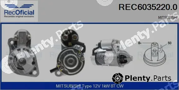 Recoficial REC6035220.0 — Starter