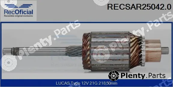 Recoficial RECSAR25042.0 — Armature, starter