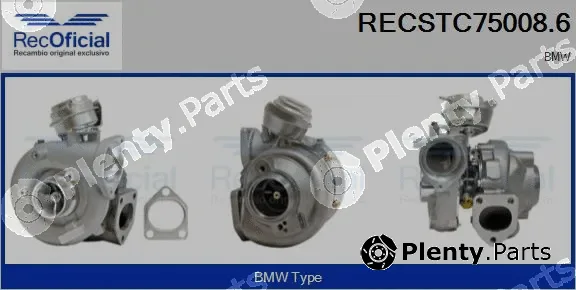 Recoficial RECSTC75008.6 — Charger, charging (supercharged/turbocharged)