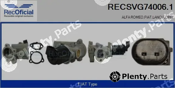 Recoficial RECSVG74006.1 — EGR Valve