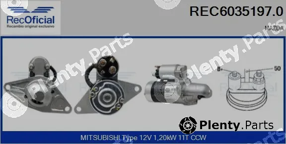 Recoficial REC6035197.0 — Starter