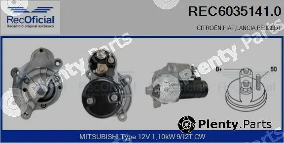Recoficial REC6035141.0 — Starter