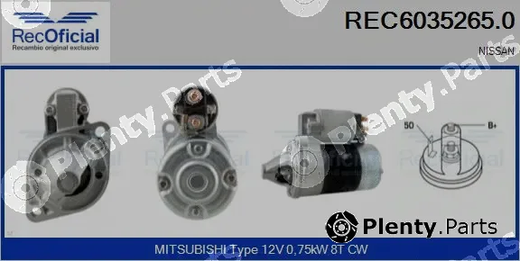 Recoficial REC6035265.0 — Starter
