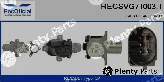 Recoficial RECSVG71003.1 — EGR Valve