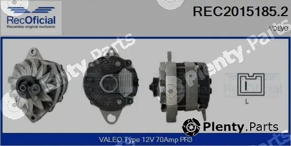 Recoficial REC2015185.2 — Alternator