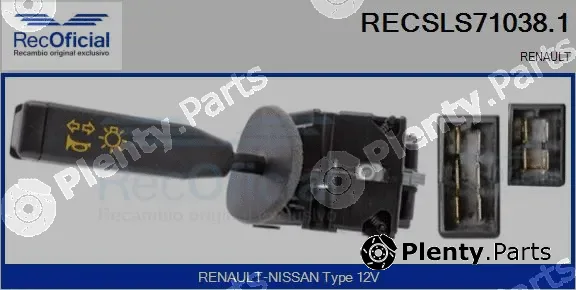 Recoficial RECSLS71038.1 — Steering Column Switch