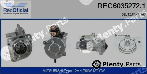 Recoficial REC6035272.1 — Starter
