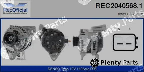 Recoficial REC2040568.1 — Alternator