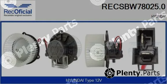 Recoficial RECSBW78025.0 — Interior Blower