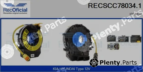Recoficial RECSCC78034.1 — Clockspring, airbag