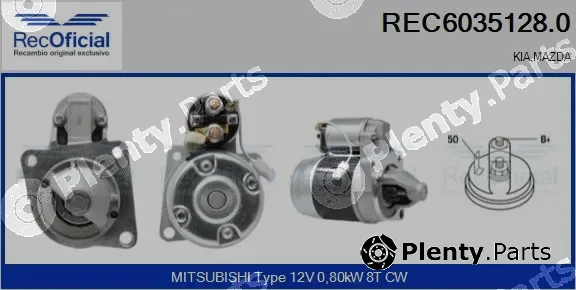 Recoficial REC6035128.0 — Starter