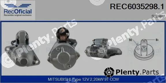 Recoficial REC6035298.1 — Starter
