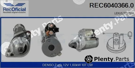 Recoficial REC6040366.0 — Starter