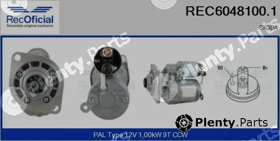 Recoficial REC6048100.1 — Starter