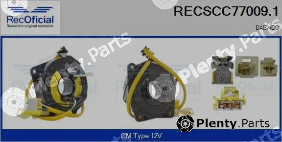Recoficial RECSCC77009.1 — Clockspring, airbag