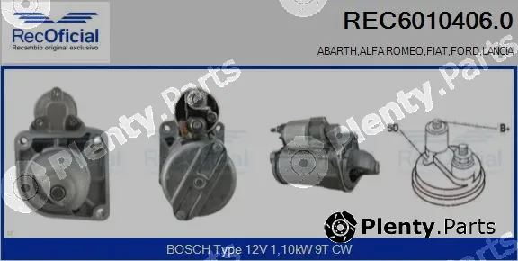 Recoficial REC6010406.0 — Starter