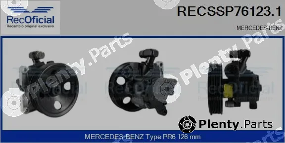 Recoficial RECSSP76123.1 — Hydraulic Pump, steering