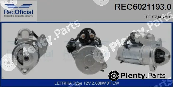 Recoficial REC6021193.0 — Starter