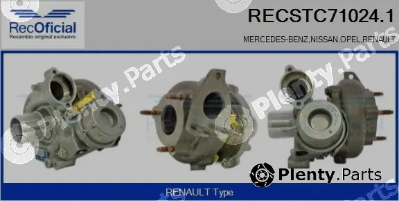 Recoficial RECSTC71024.1 — Charger, charging (supercharged/turbocharged)