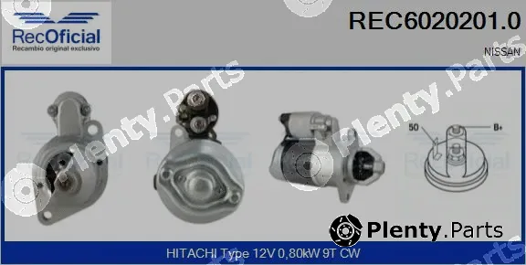 Recoficial REC6020201.0 — Starter