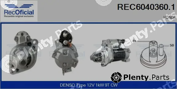 Recoficial REC6040360.1 — Starter