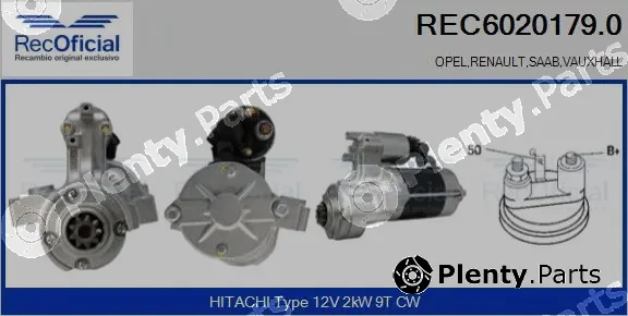 Recoficial REC6020179.0 — Starter