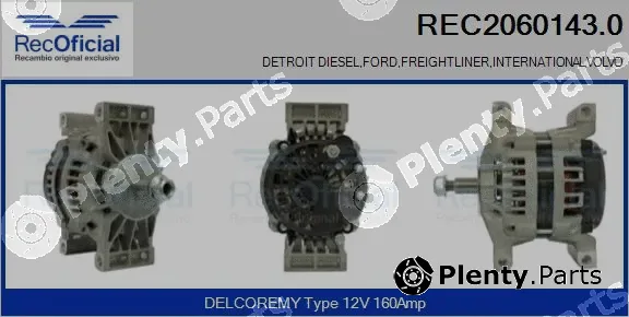 Recoficial REC2060143.0 — Alternator