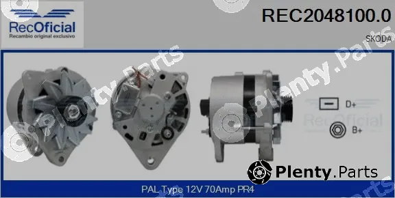 Recoficial REC2048100.0 — Alternator