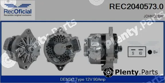 Recoficial REC2040573.0 — Alternator