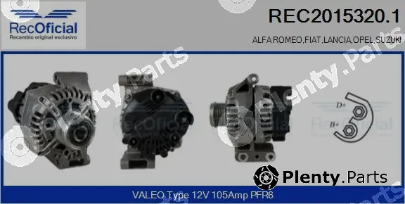 Recoficial REC2015320.1 — Alternator