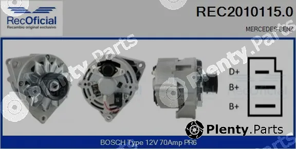 Recoficial REC2010115.0 — Alternator