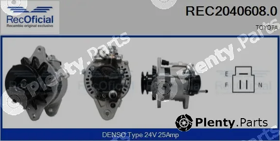 Recoficial REC2040608.0 — Alternator