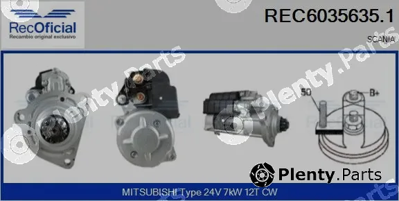 Recoficial REC6035635.1 — Starter