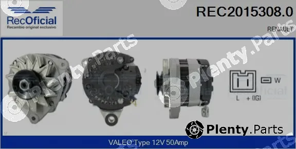 Recoficial REC2015308.0 — Alternator