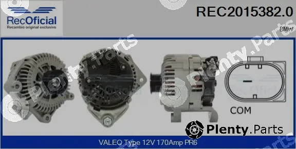 Recoficial REC2015382.0 — Alternator