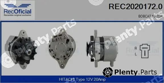 Recoficial REC2020172.0 — Alternator