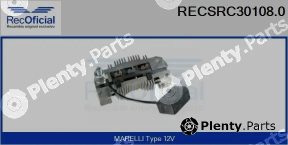Recoficial RECSRC30108.0 — Rectifier, alternator